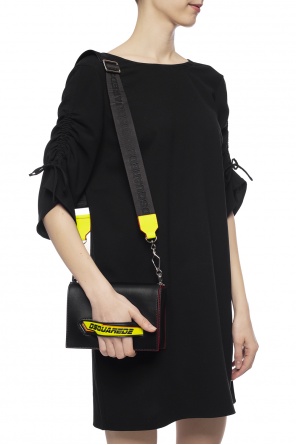 Torba na ramię z aplikacją z logo, zdjęcie 2 Torba na ramię z aplikacją z logo od Dsquared2